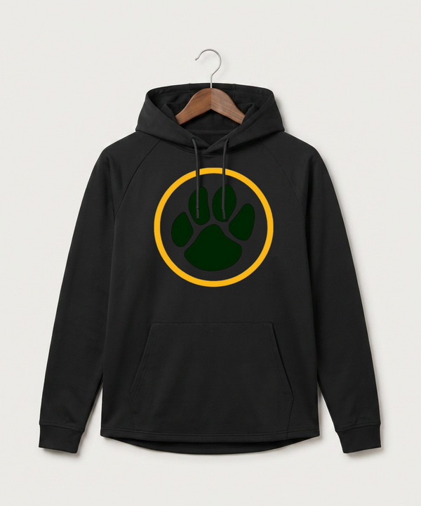 Ashwaubenon High School Football Team Store - Black Hoodie - Full Front