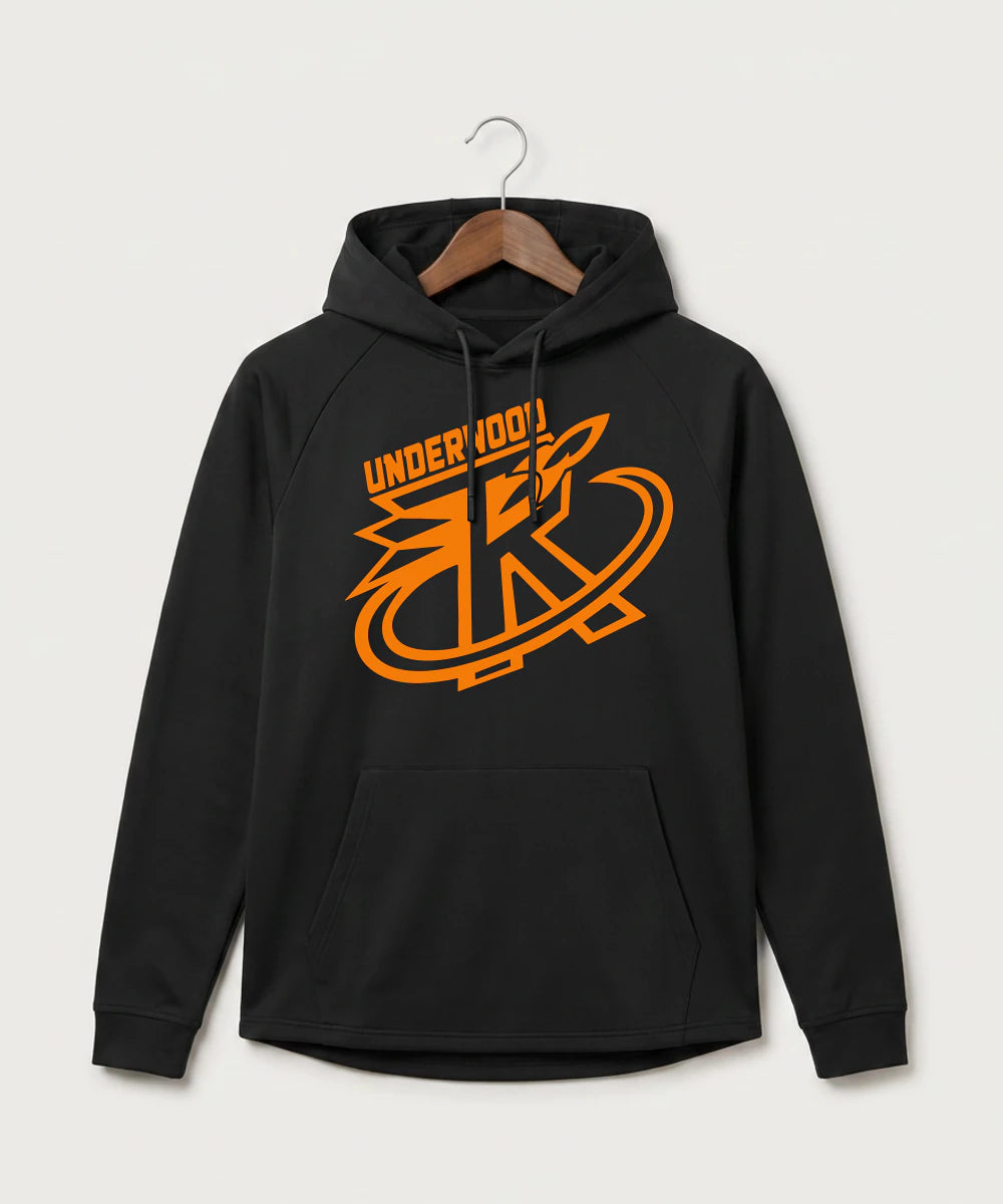 Underwood High School Football (Boys) - Black Hoodie - Full Front