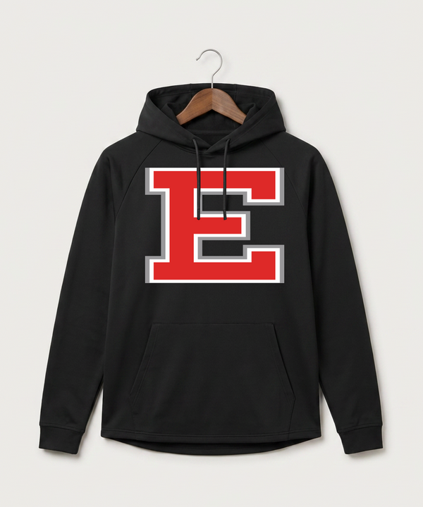 Duluth East High School Football (Boys) - Black Hoodie - Full Front