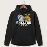 Shelton High School FFA general - Black Hoodie - Full Front