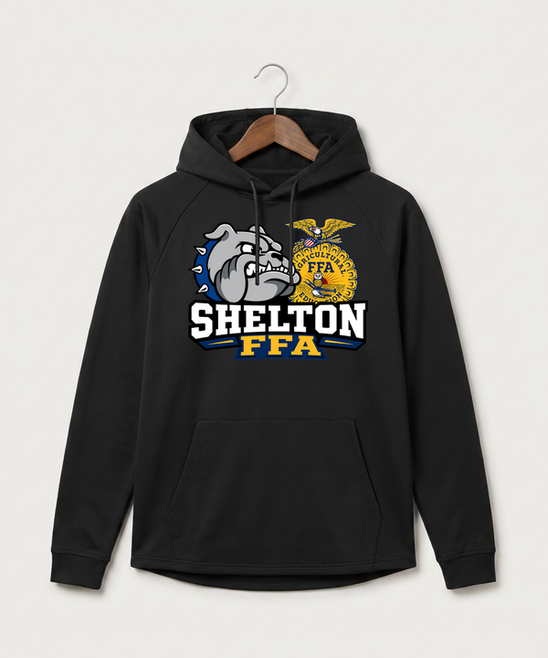 Shelton High School FFA general - Black Hoodie - Full Front