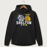 Shelton High School FFA general - Black Hoodie - Full Front