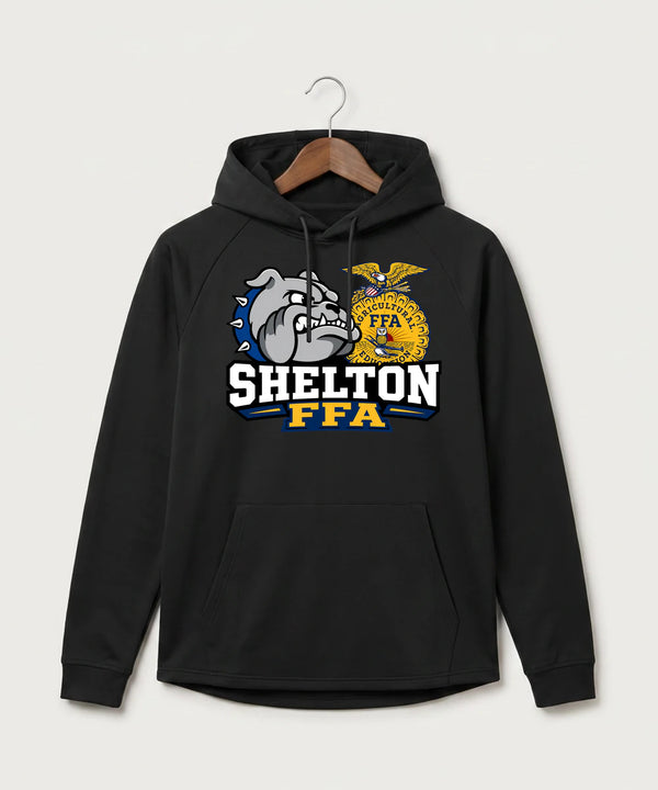 Shelton High School FFA general - Black Hoodie - Full Front