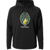 DC Everest Middle School Football — example store - Black Hoodie - Full Front