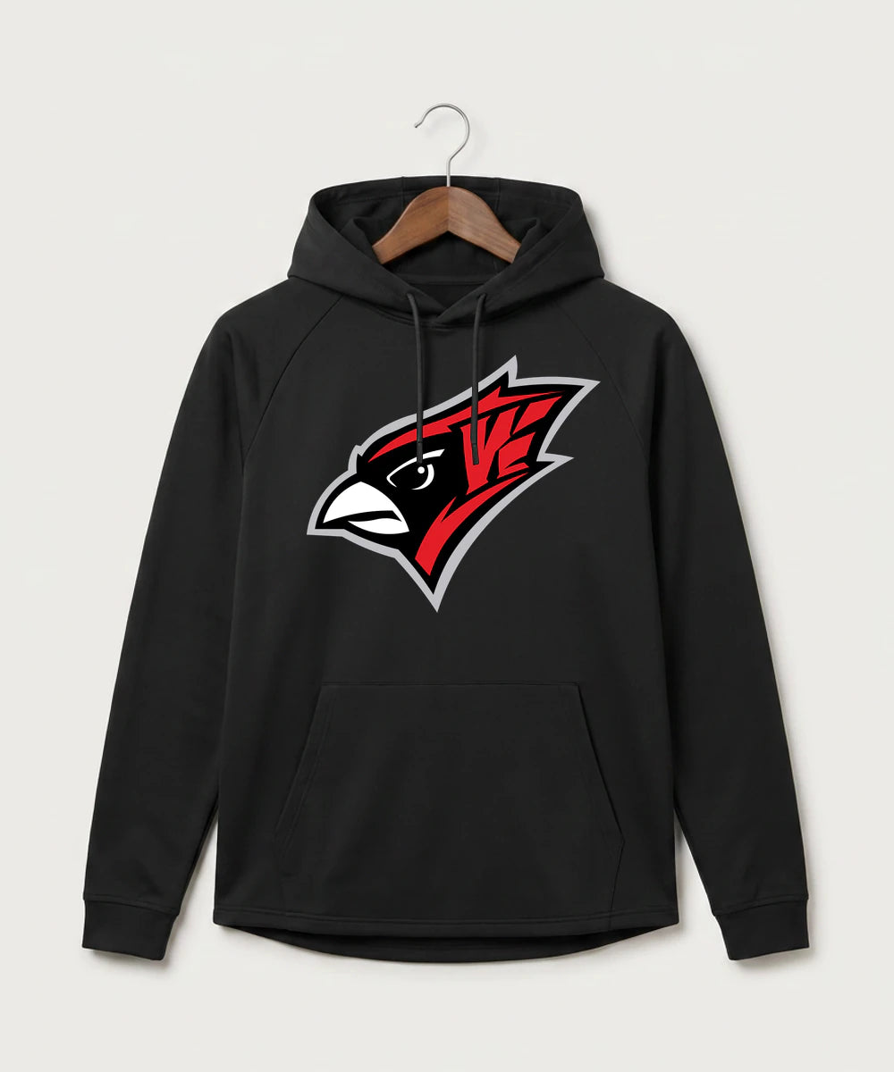 Willmar High School Athletics - Black Hoodie - Full Front