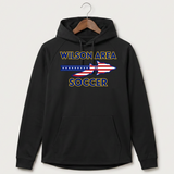 Wilson Area School Soccer Soccer - Black Hoodie - Full Front