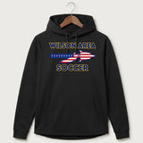 Wilson Area School Soccer Soccer - Black Hoodie - Full Front