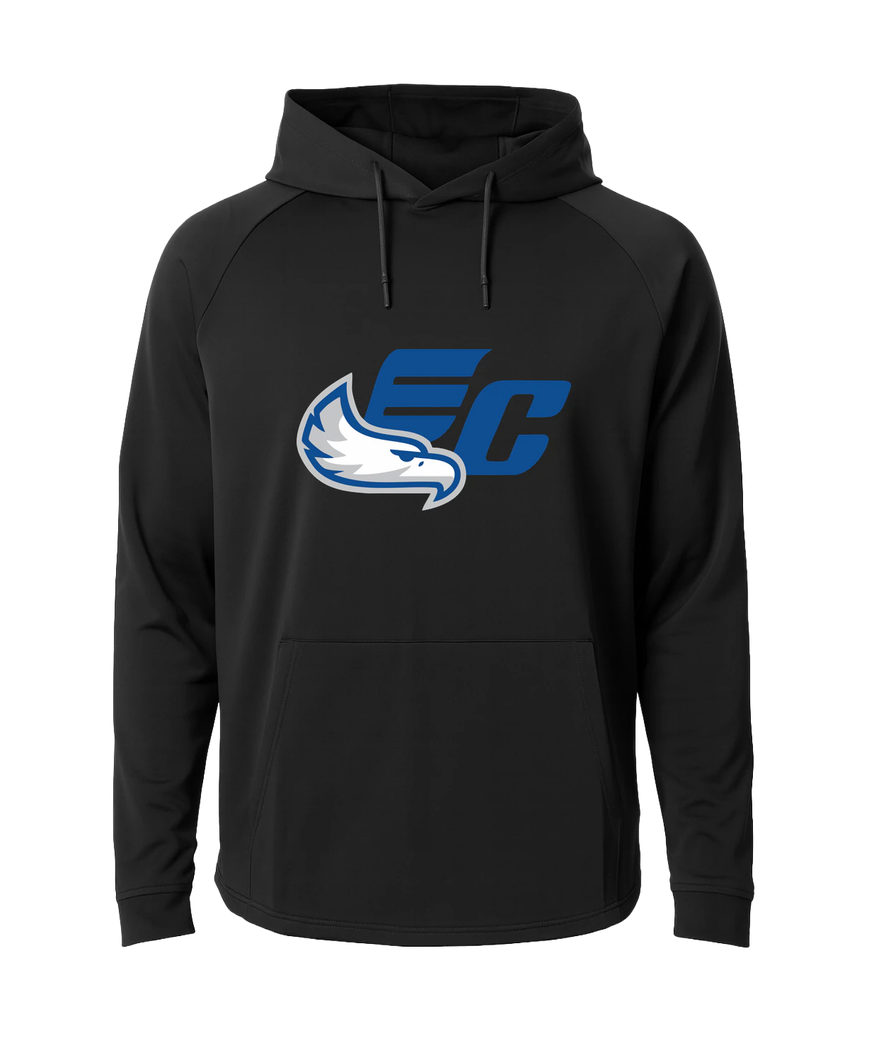East Central Spring Sports - Black Hoodie - Full Front