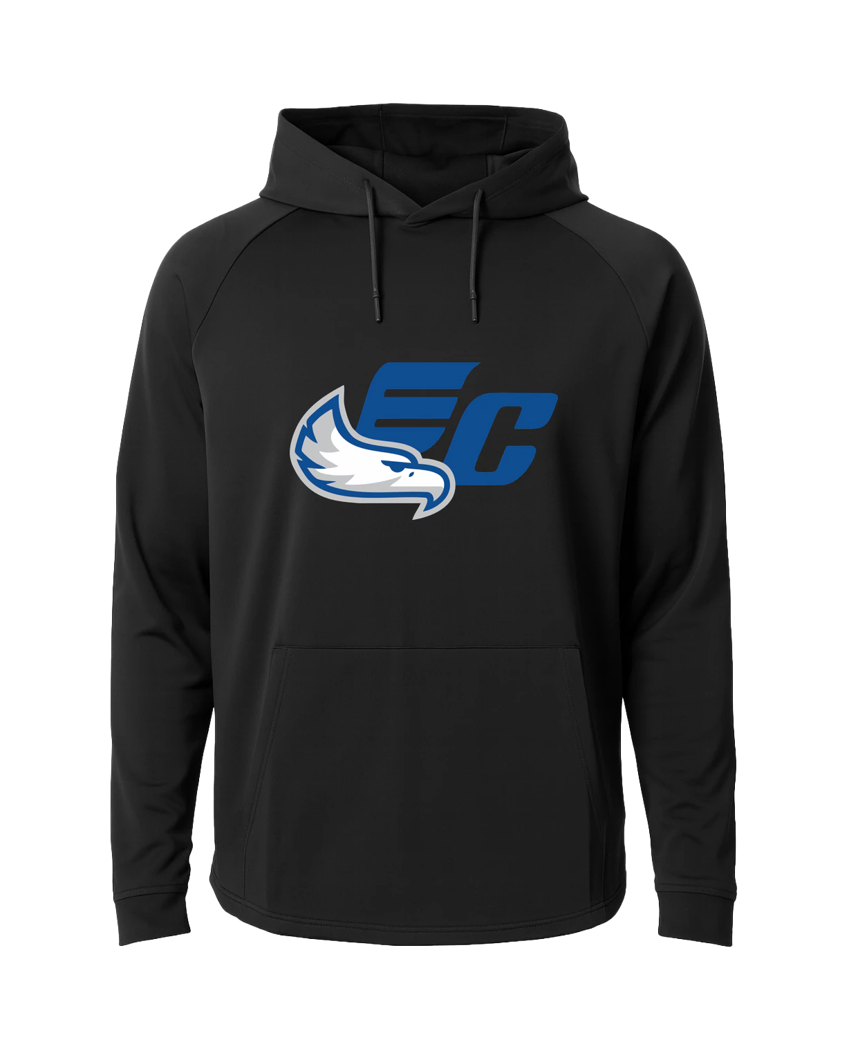 East Central Spring Sports - Black Hoodie - Full Front