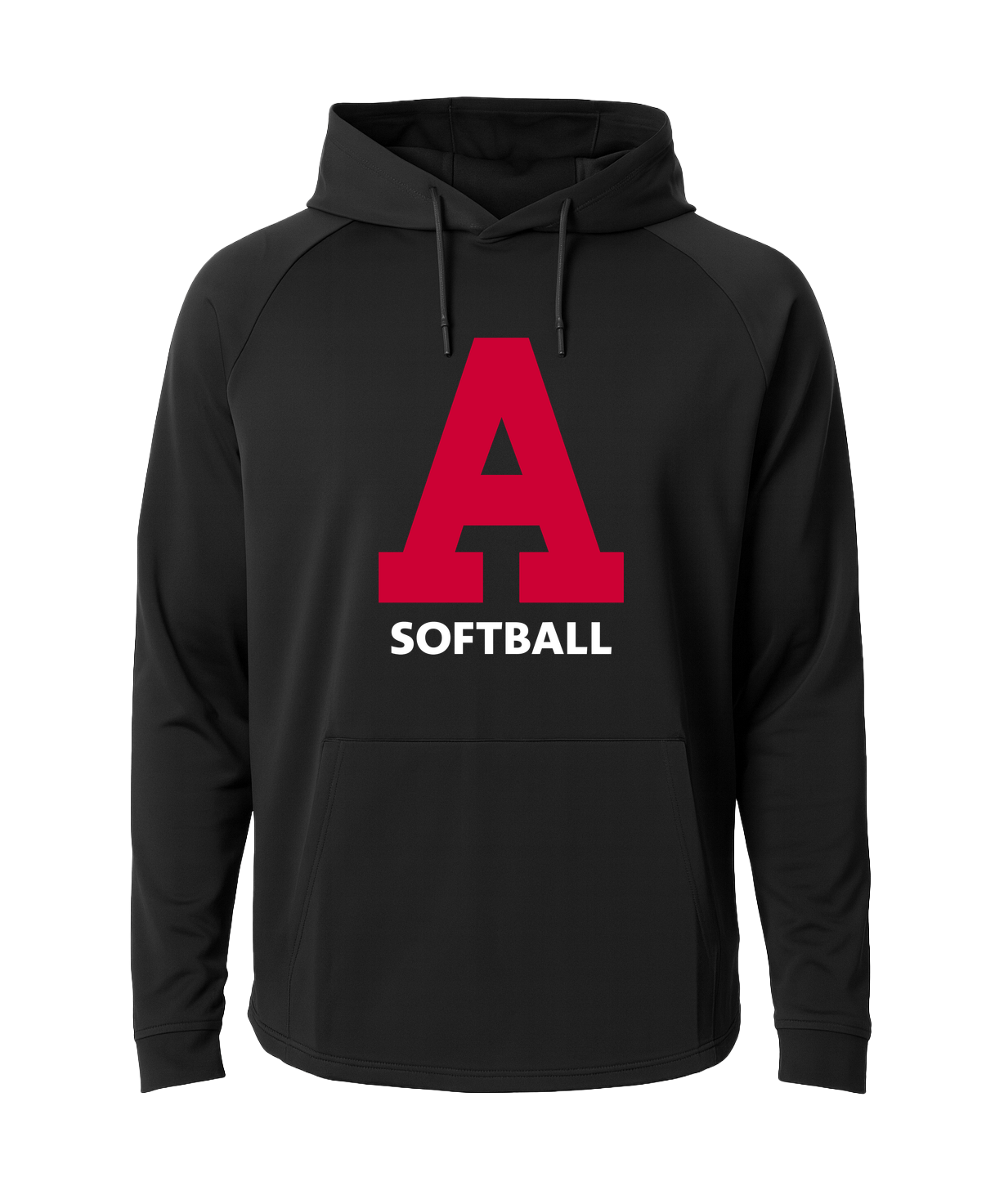 Austin Softball - Black Hoodie - Full Front