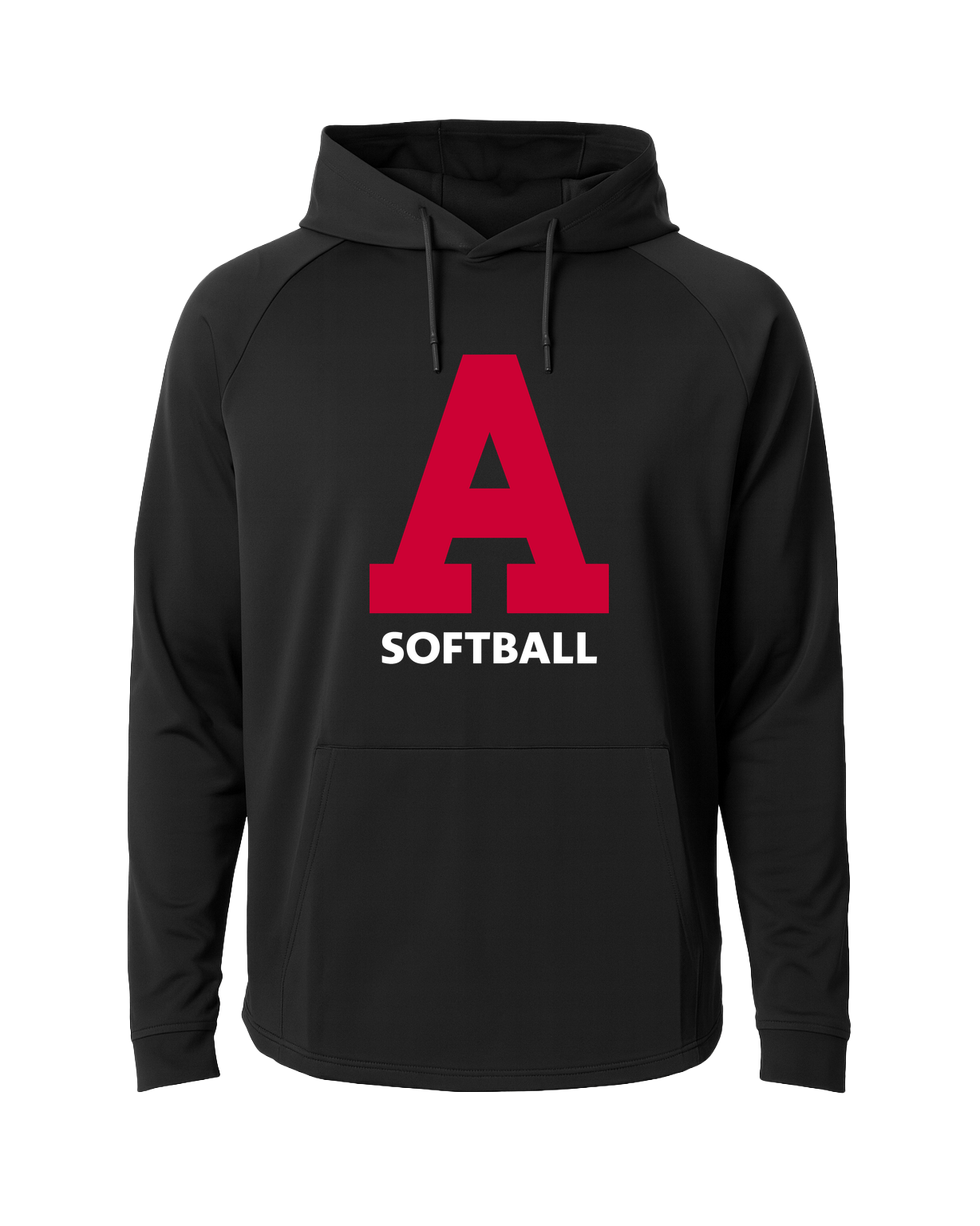 Austin Softball - Black Hoodie - Full Front