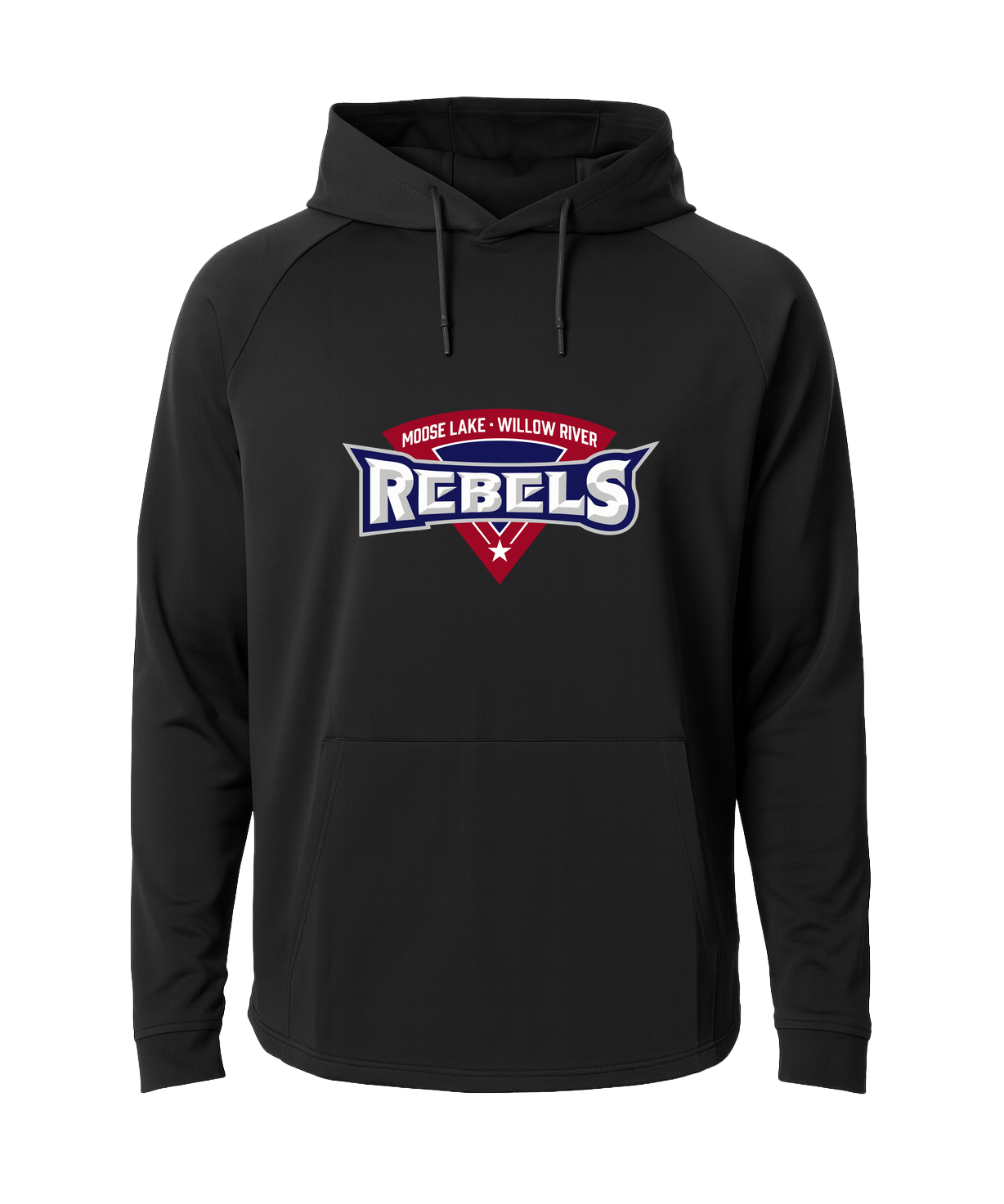 MLWR - Black Hoodie - Full Front