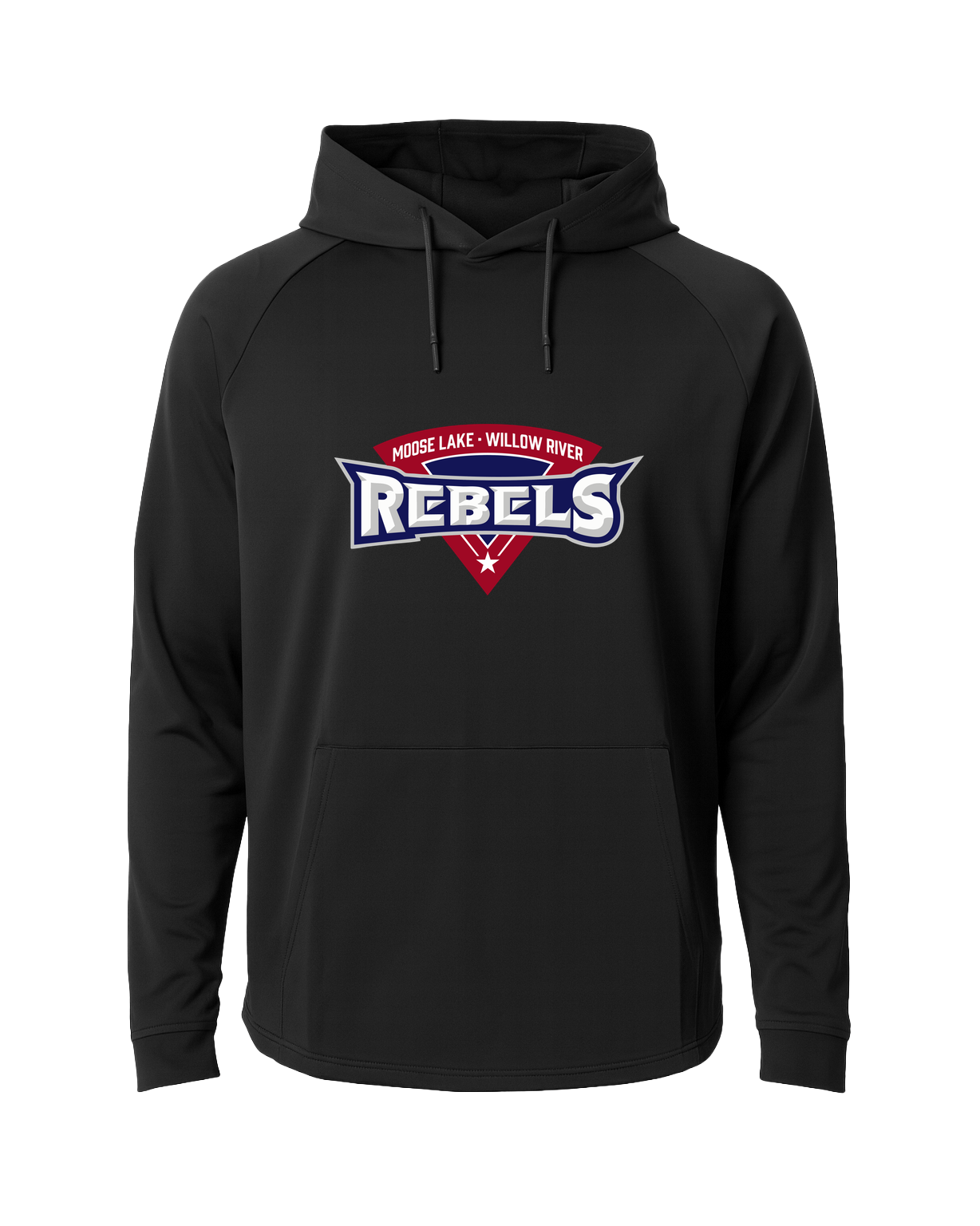 MLWR - Black Hoodie - Full Front