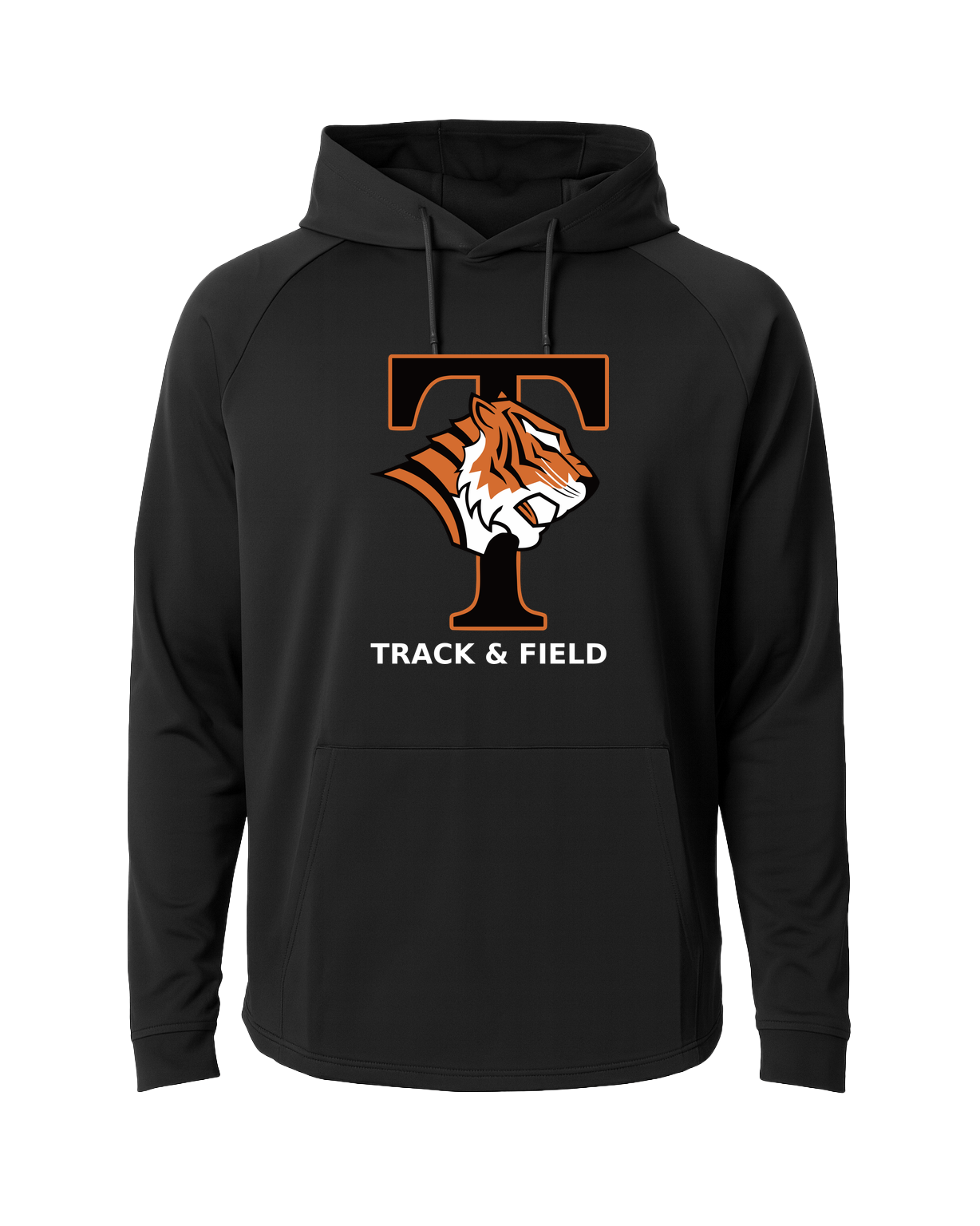 St. Cloud Tech Track & Field - Black Hoodie - Full Front