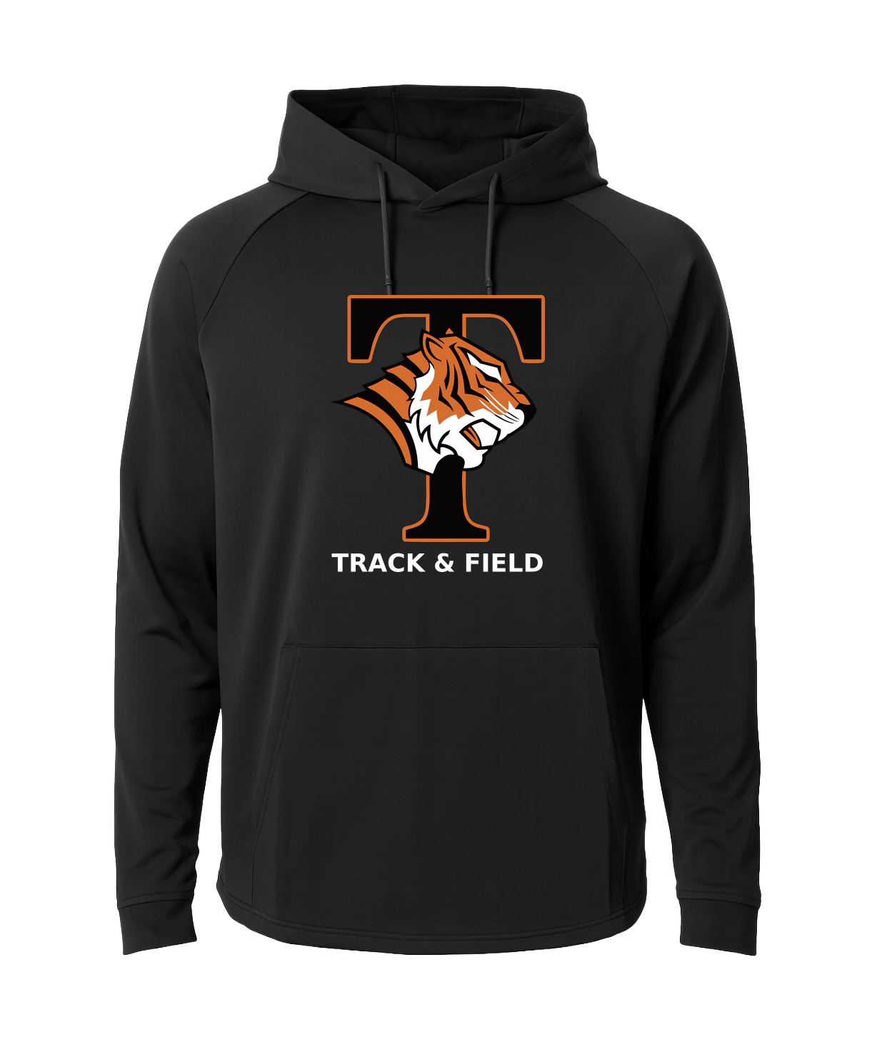 St. Cloud Tech Track & Field - Black Hoodie - Full Front