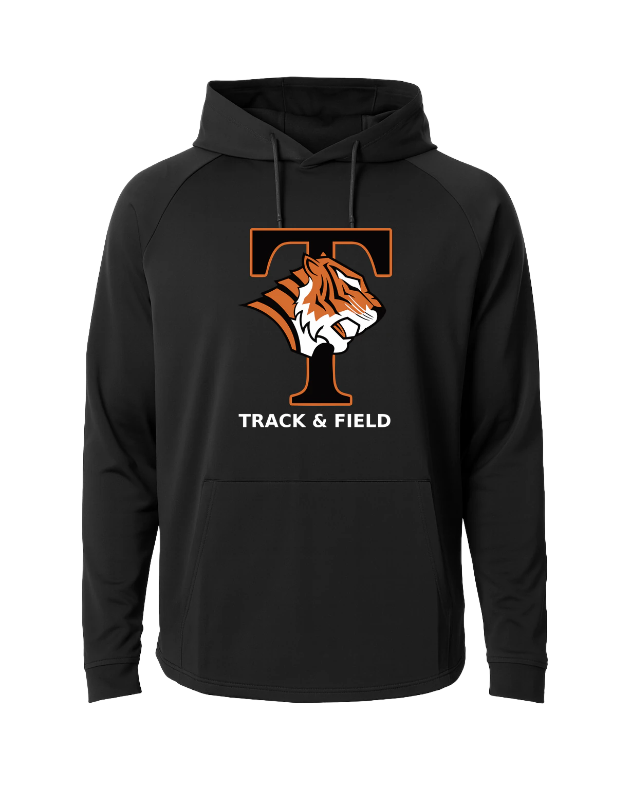 St. Cloud Tech Track & Field - Black Hoodie - Full Front