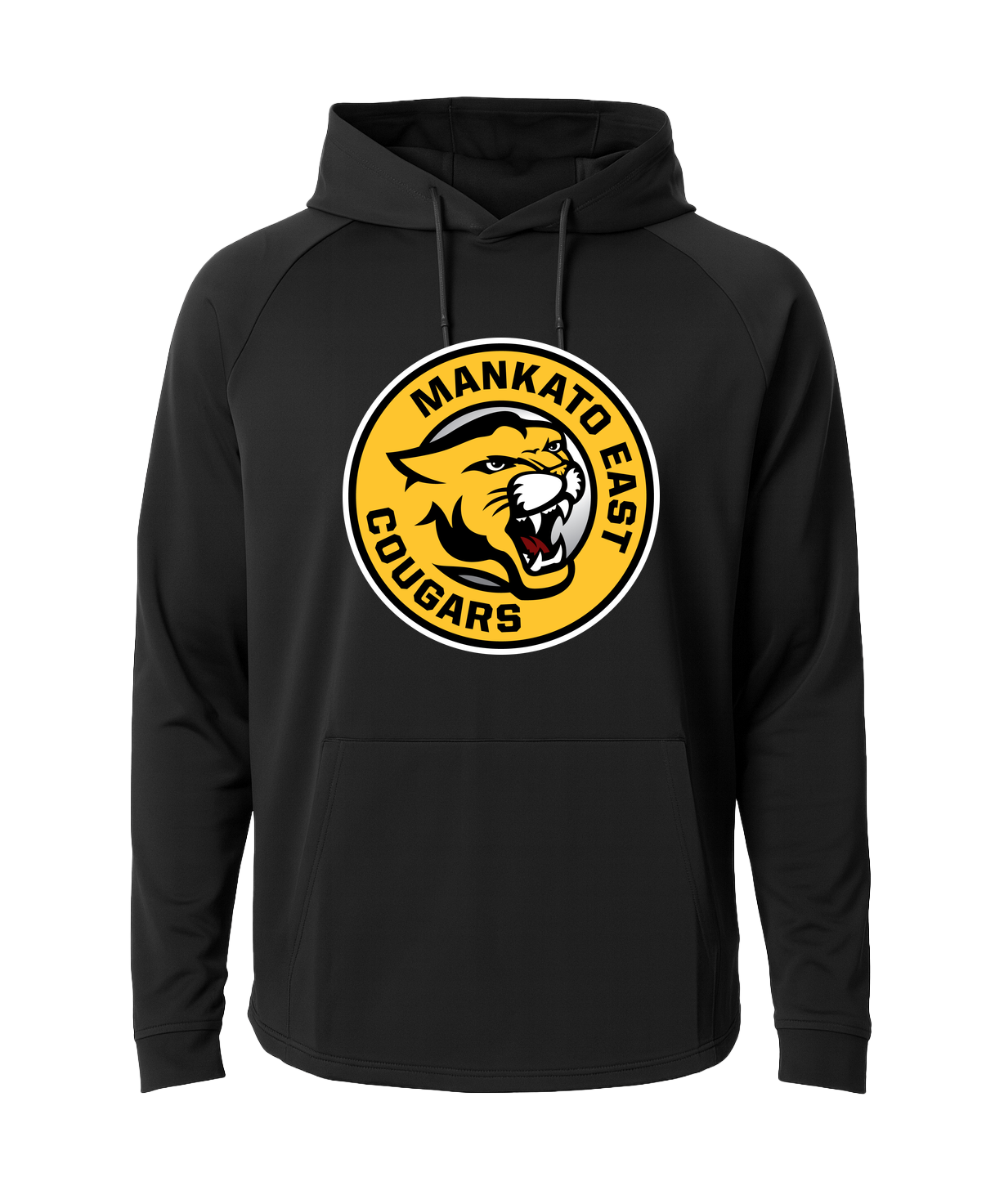Mankato East Spring - Black Hoodie - Full Front