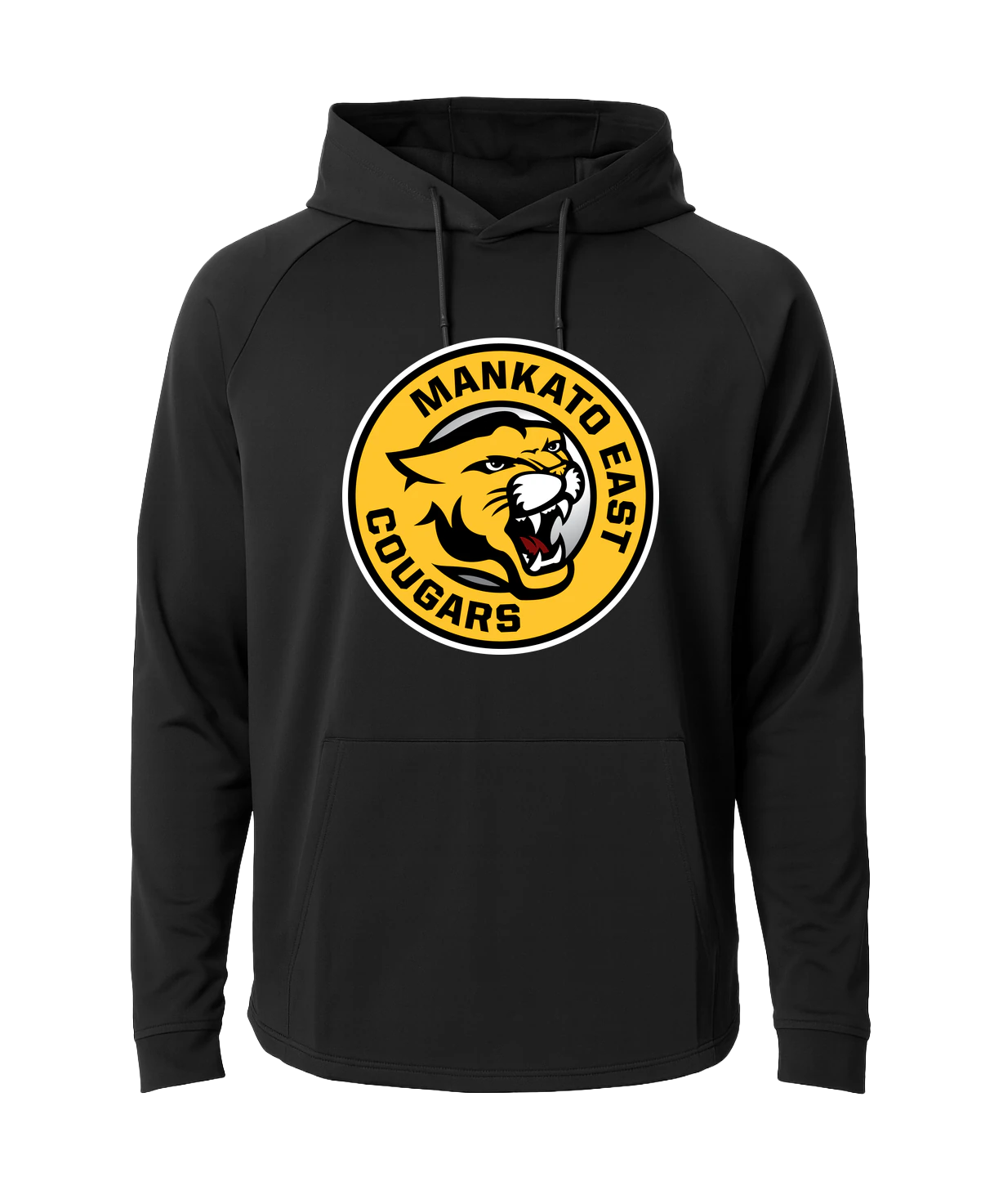 Mankato East Spring - Black Hoodie - Full Front
