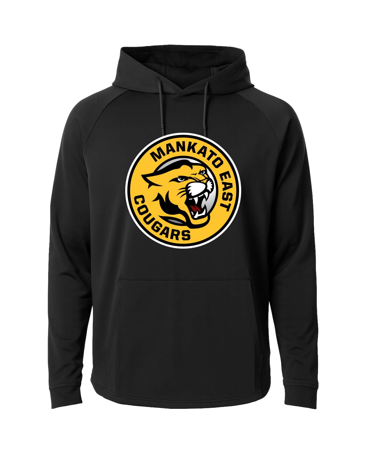 Mankato East Spring - Black Hoodie - Full Front