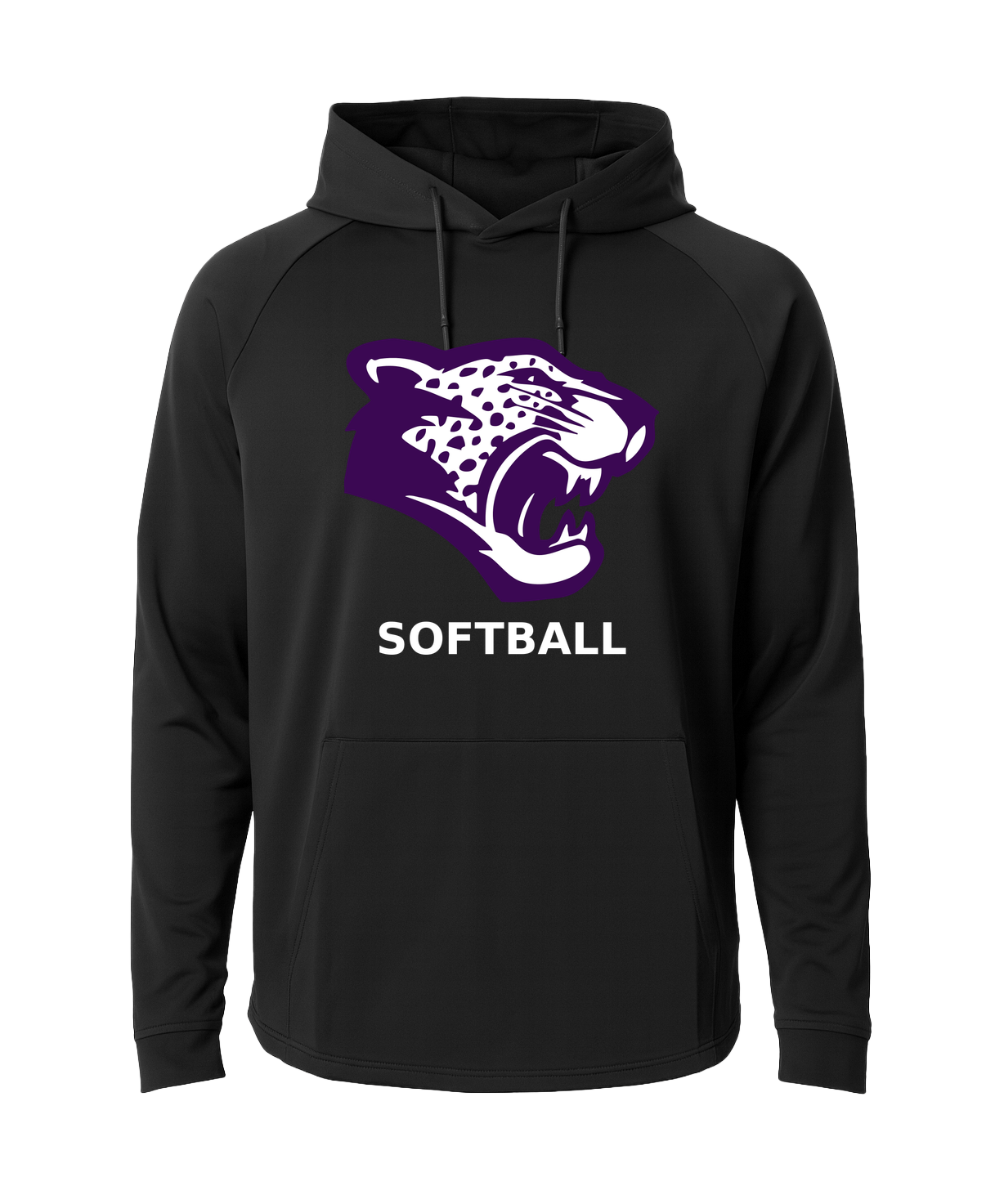 Truman Softball - Black Hoodie - Full Front