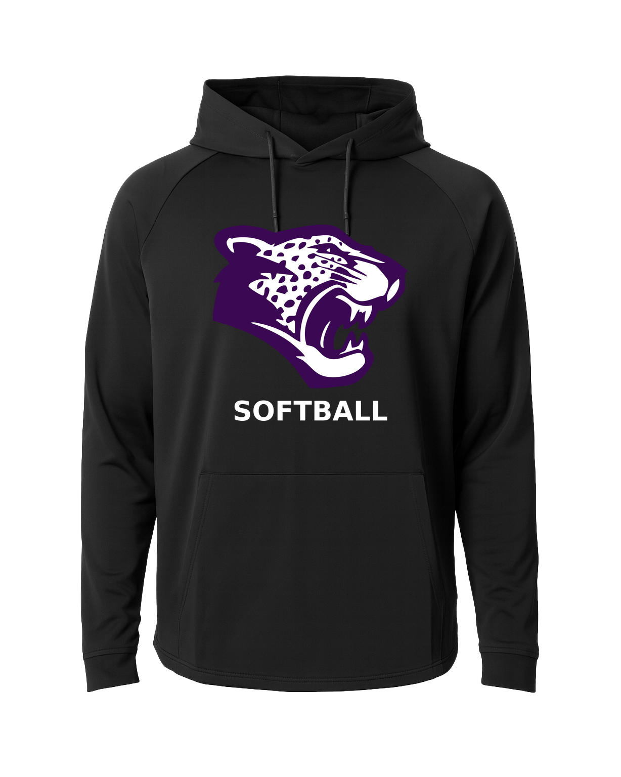 Truman Softball - Black Hoodie - Full Front