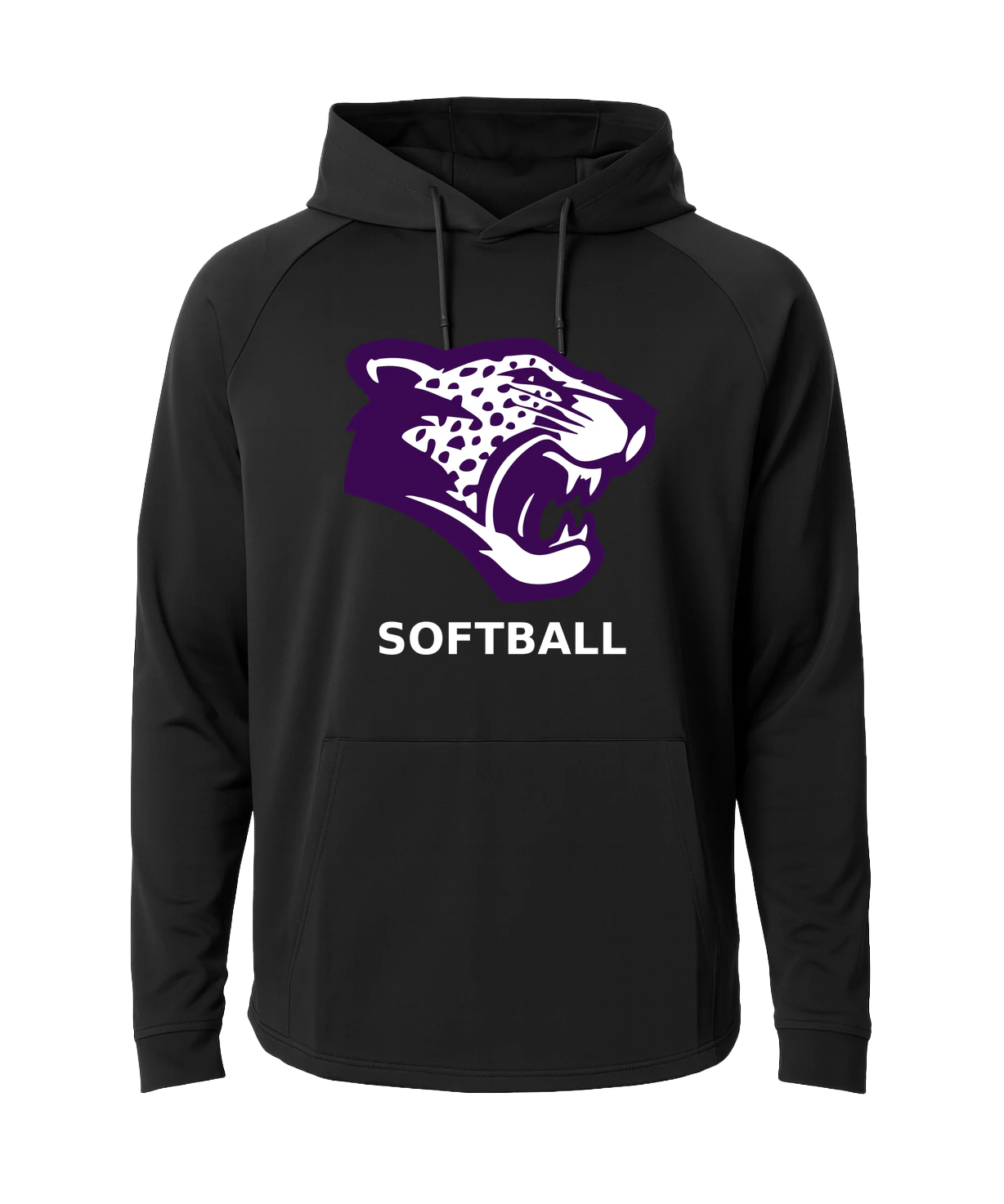 Truman Softball - Black Hoodie - Full Front