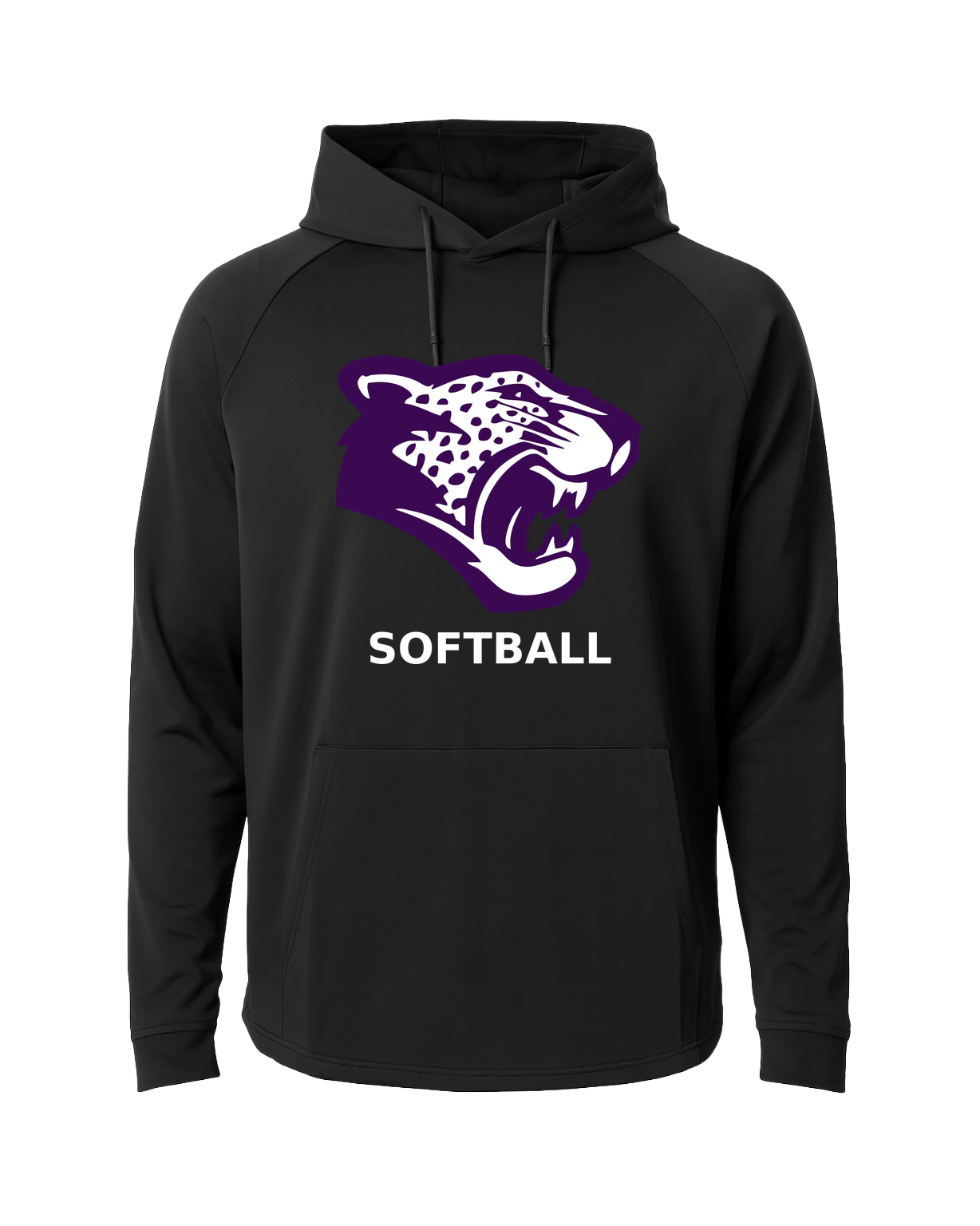Truman Softball - Black Hoodie - Full Front