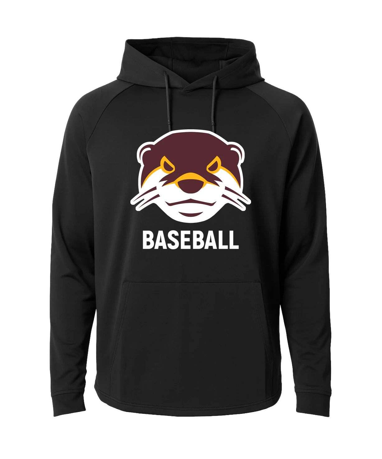 Fergus Falls Baseball - Black Hoodie - Full Front