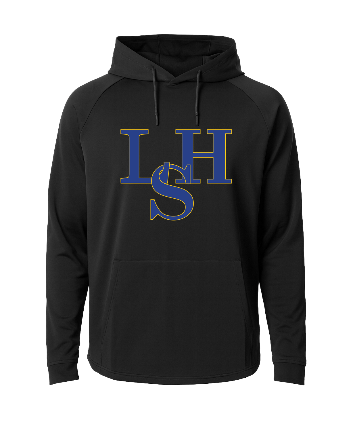 LeSueur Henderson Baseball & Softball - Black Hoodie - Full Front