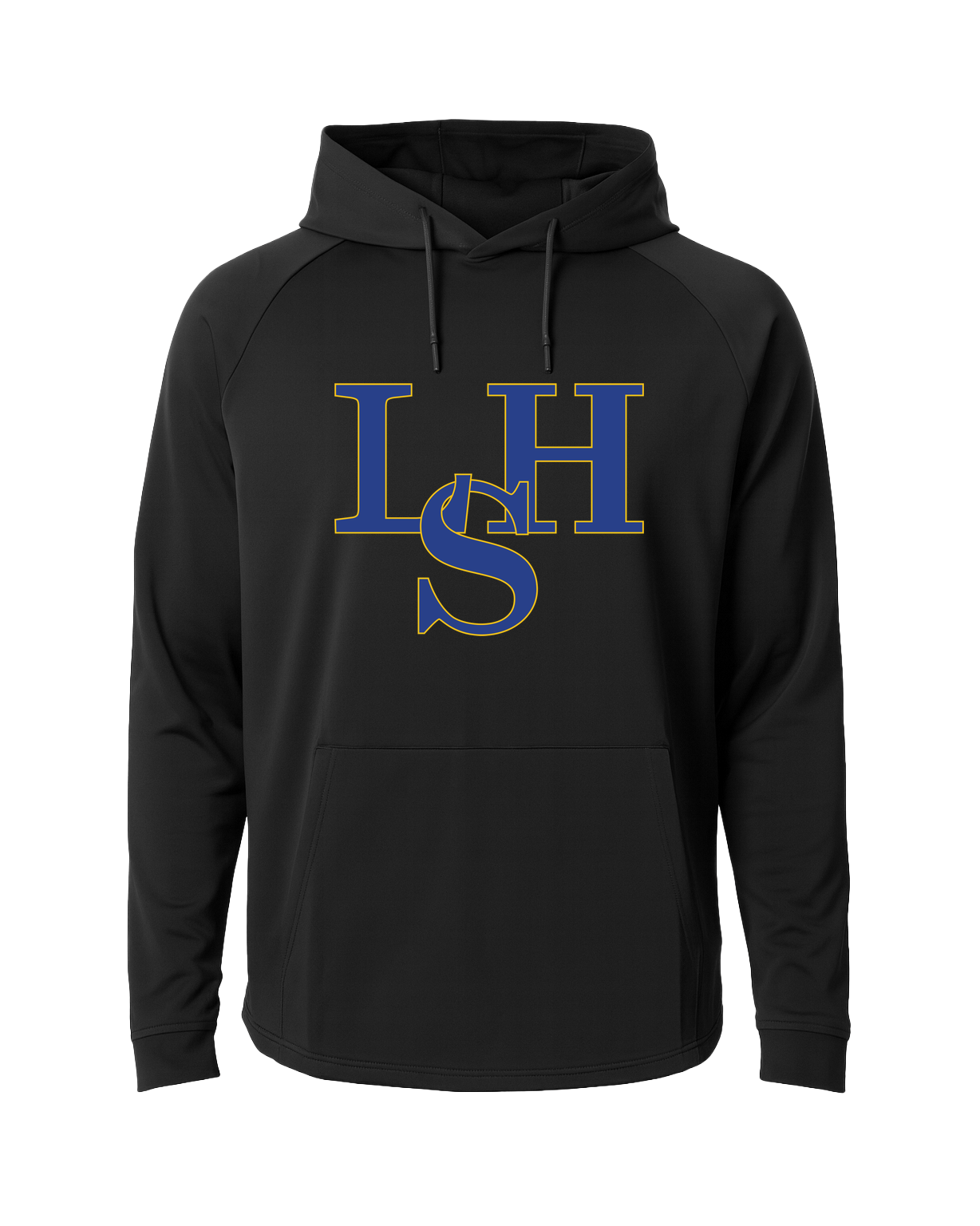 LeSueur Henderson Baseball & Softball - Black Hoodie - Full Front