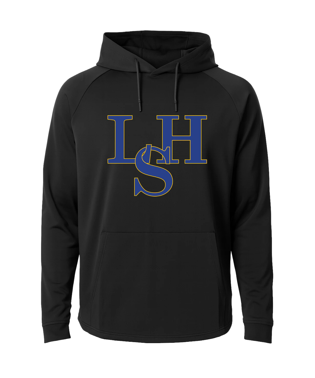LeSueur Henderson Baseball & Softball - Black Hoodie - Full Front