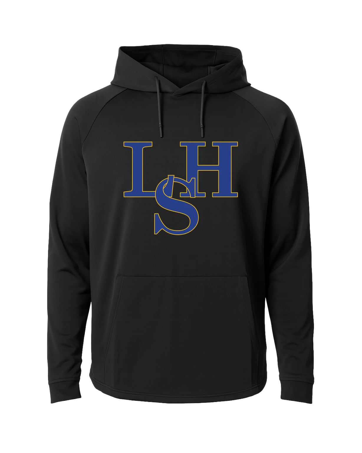 LeSueur Henderson Baseball & Softball - Black Hoodie - Full Front
