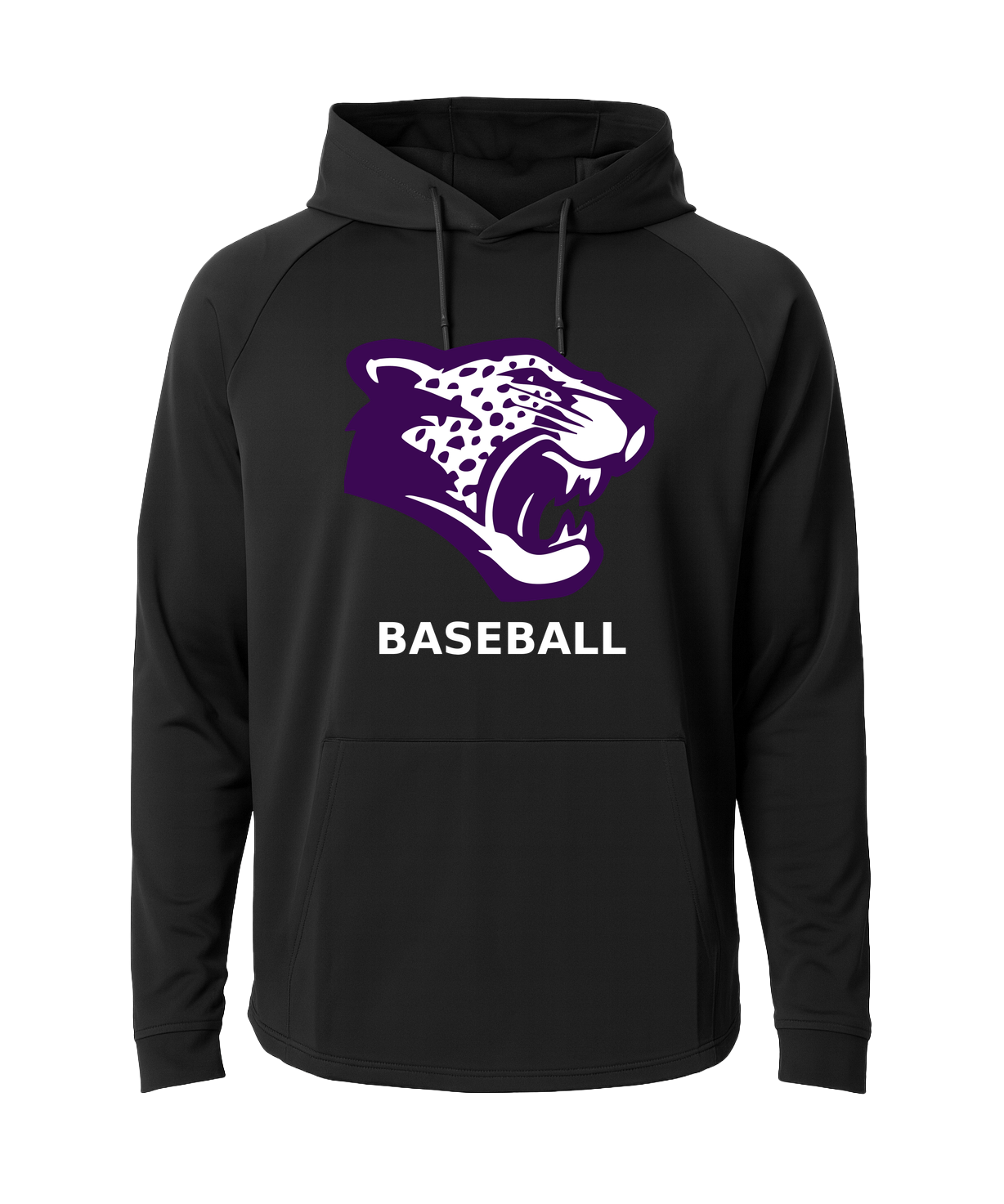 Truman Baseball - Black Hoodie - Full Front