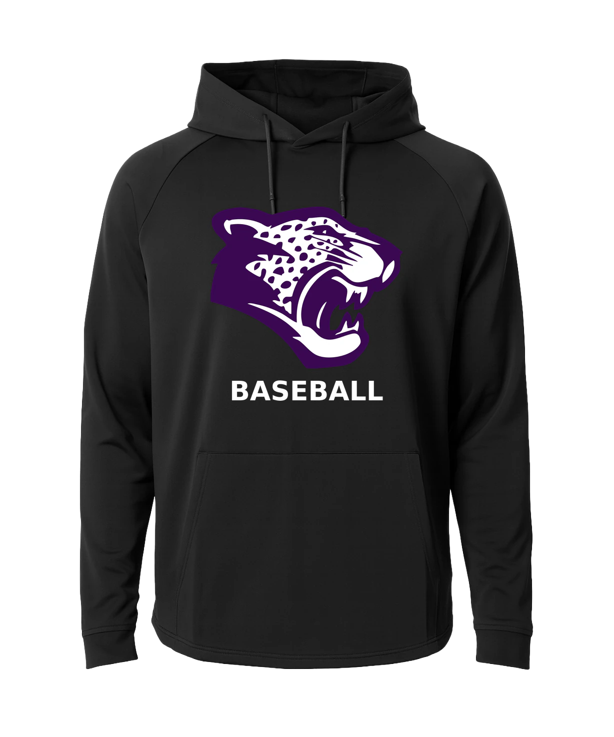 Truman Baseball - Black Hoodie - Full Front