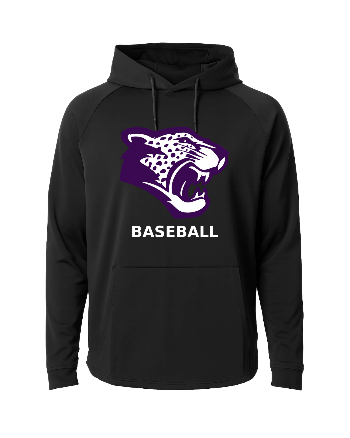 Truman Baseball - Black Hoodie - Full Front