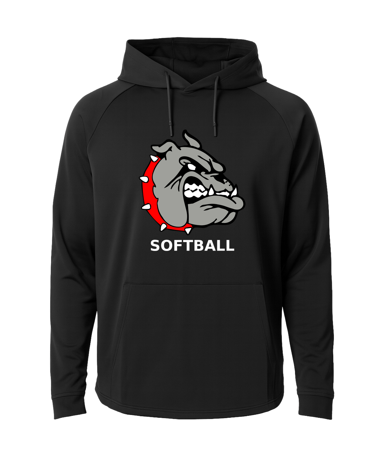 OTC Softball - Black Hoodie - Full Front