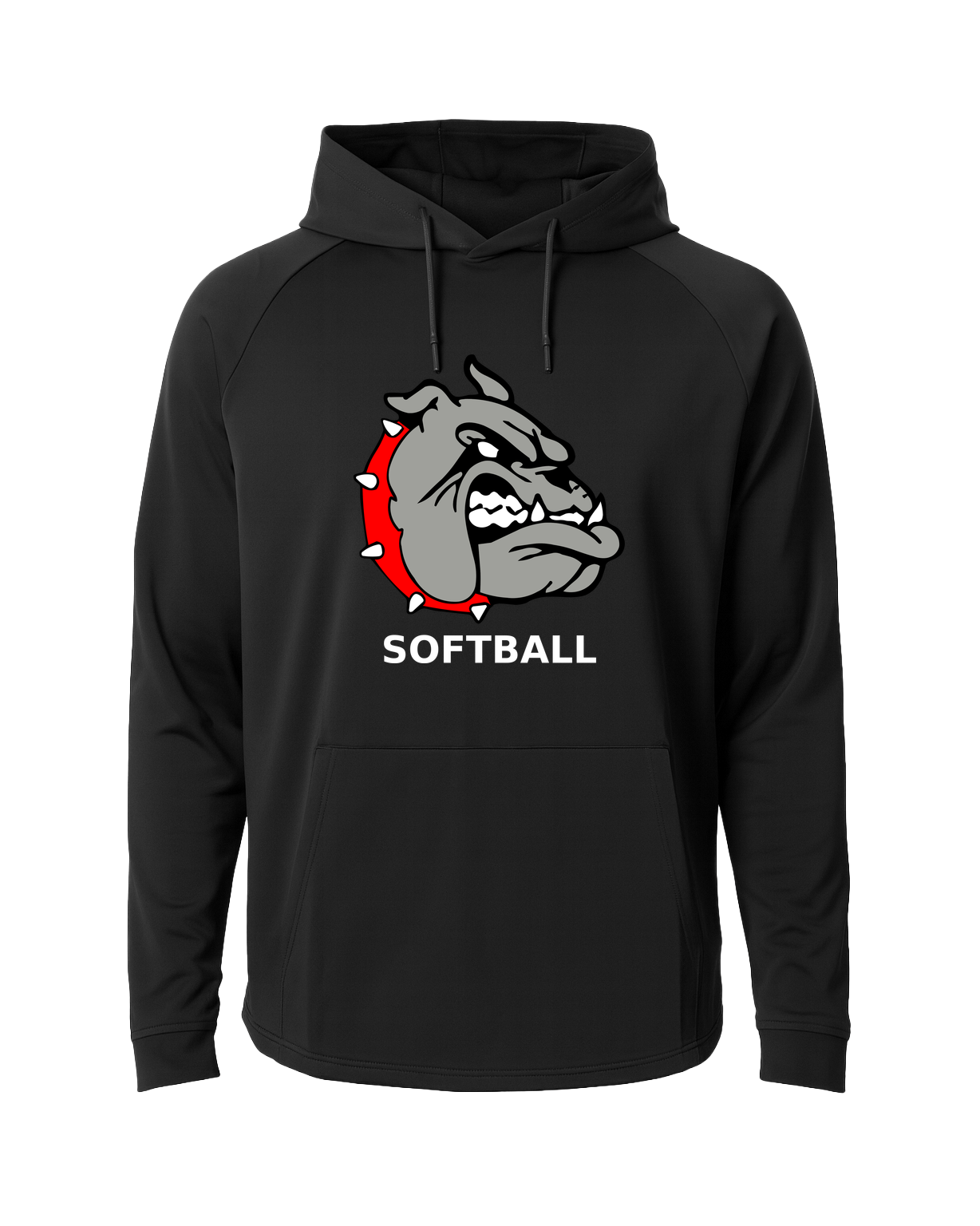 OTC Softball - Black Hoodie - Full Front