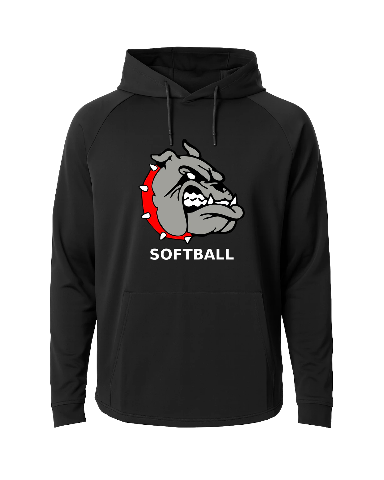 OTC Softball - Black Hoodie - Full Front