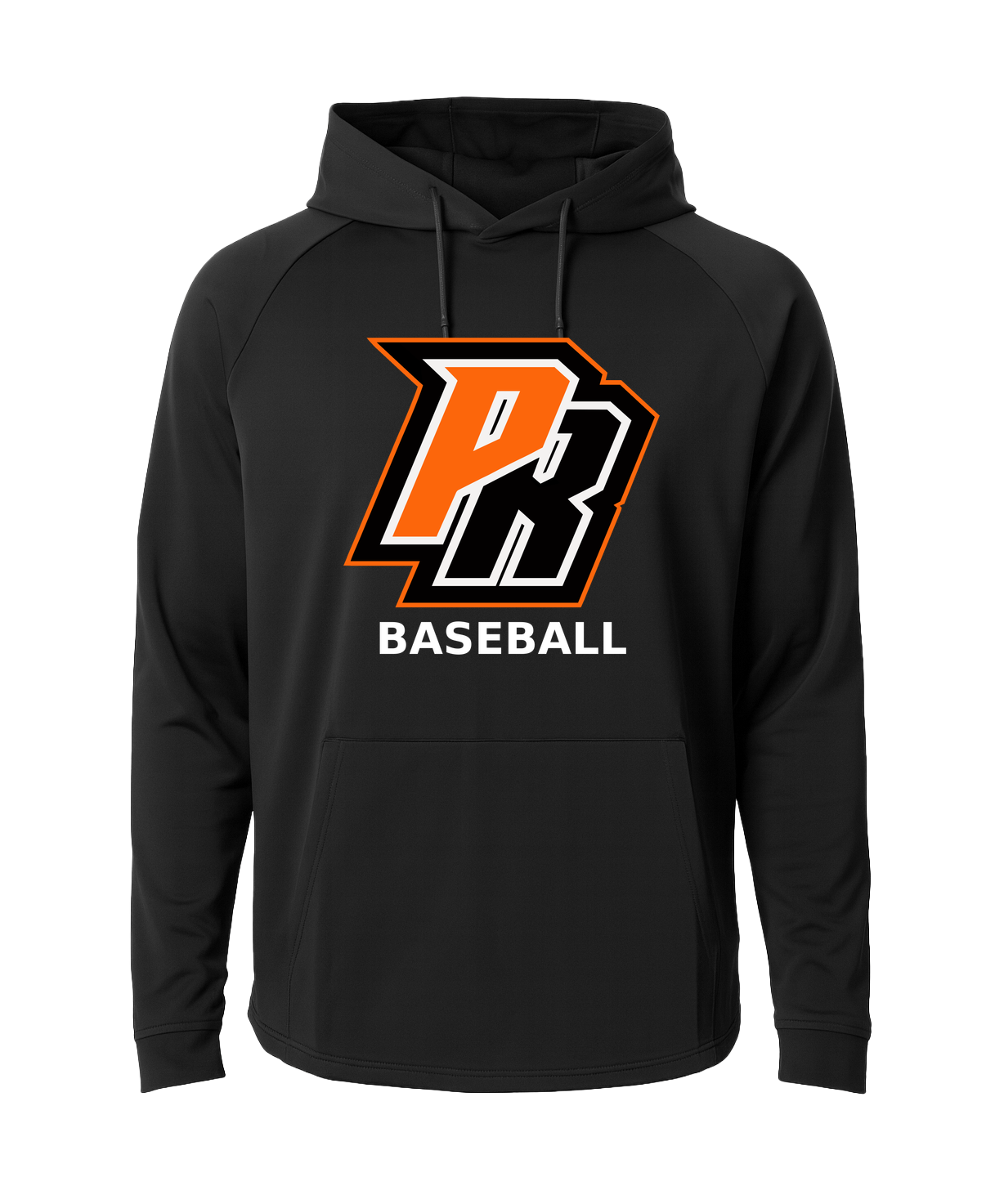 Park Rapids Baseball - Black Hoodie - Full Front