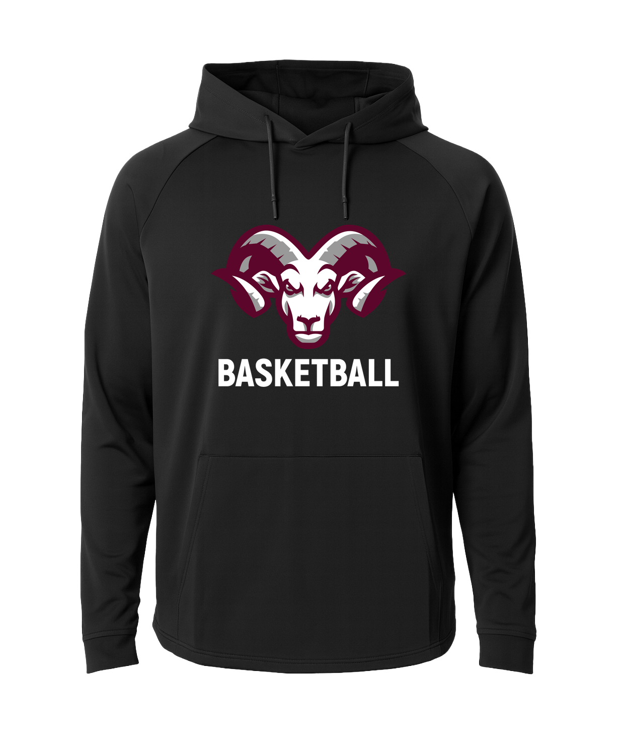 Riverview Basketball - Black Hoodie - Full Front