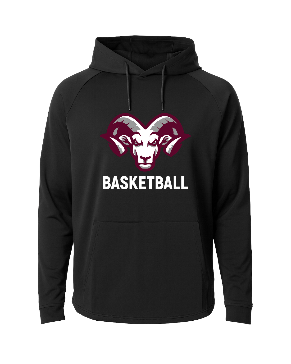 Riverview Basketball - Black Hoodie - Full Front