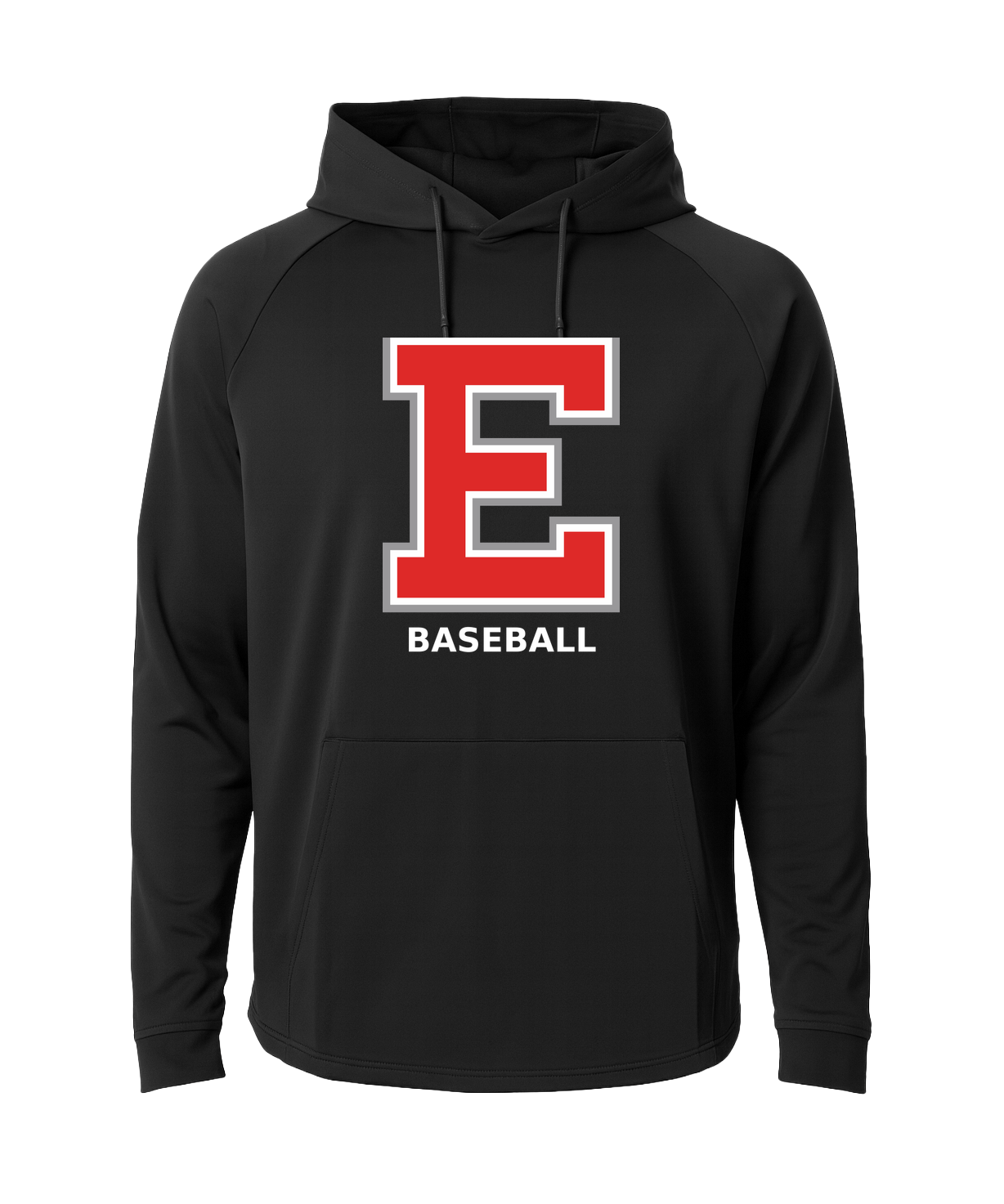 Duluth East Baseball - Black Hoodie - Full Front