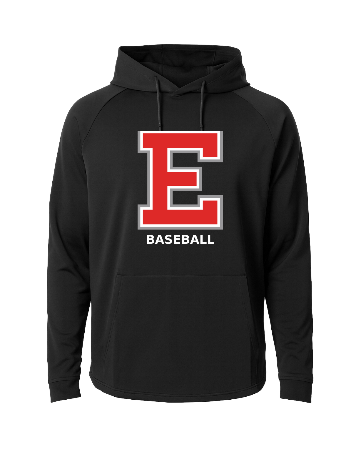 Duluth East Baseball - Black Hoodie - Full Front