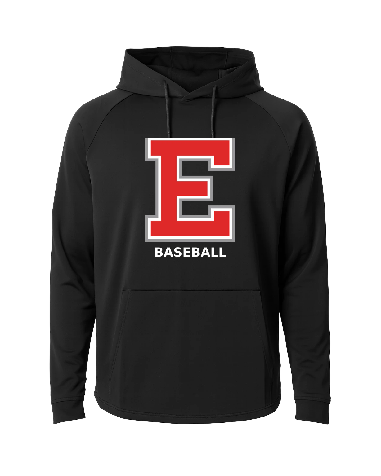 Duluth East Baseball - Black Hoodie - Full Front