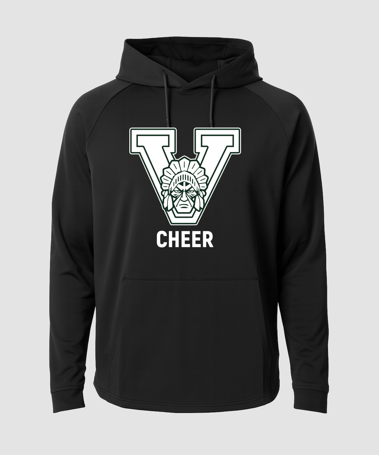 Xavier Football - Black Hoodie - Full Front