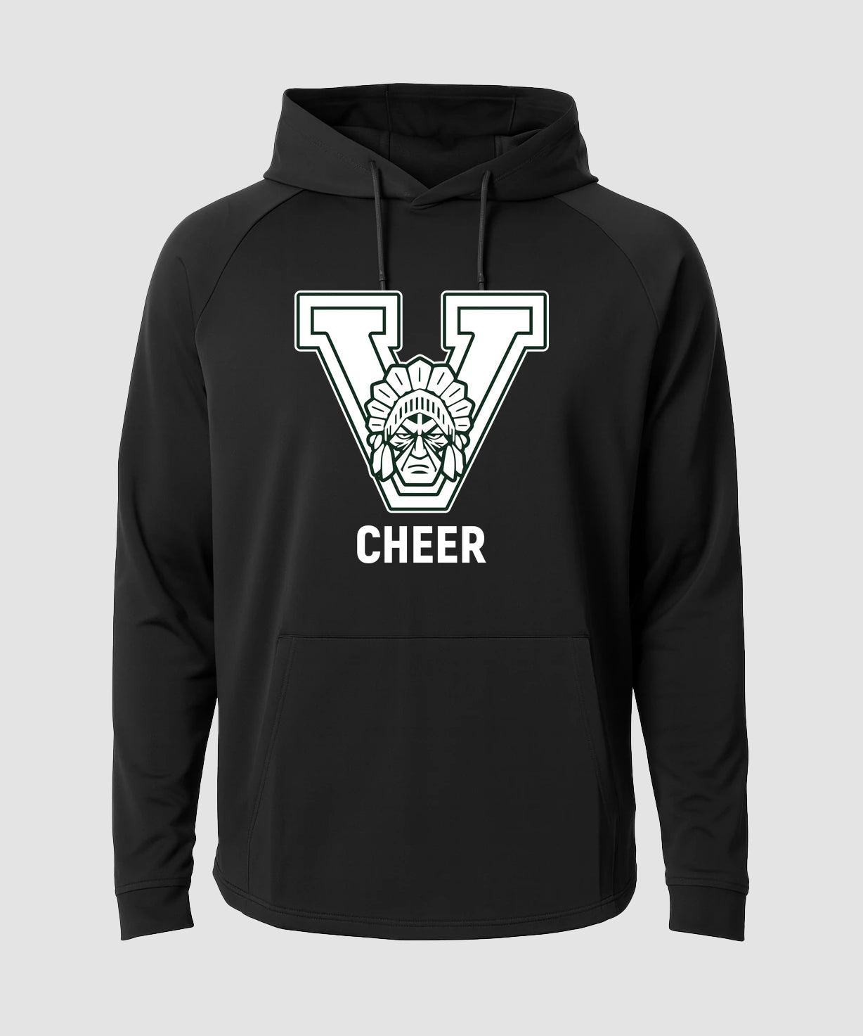 Xavier Football - Black Hoodie - Full Front