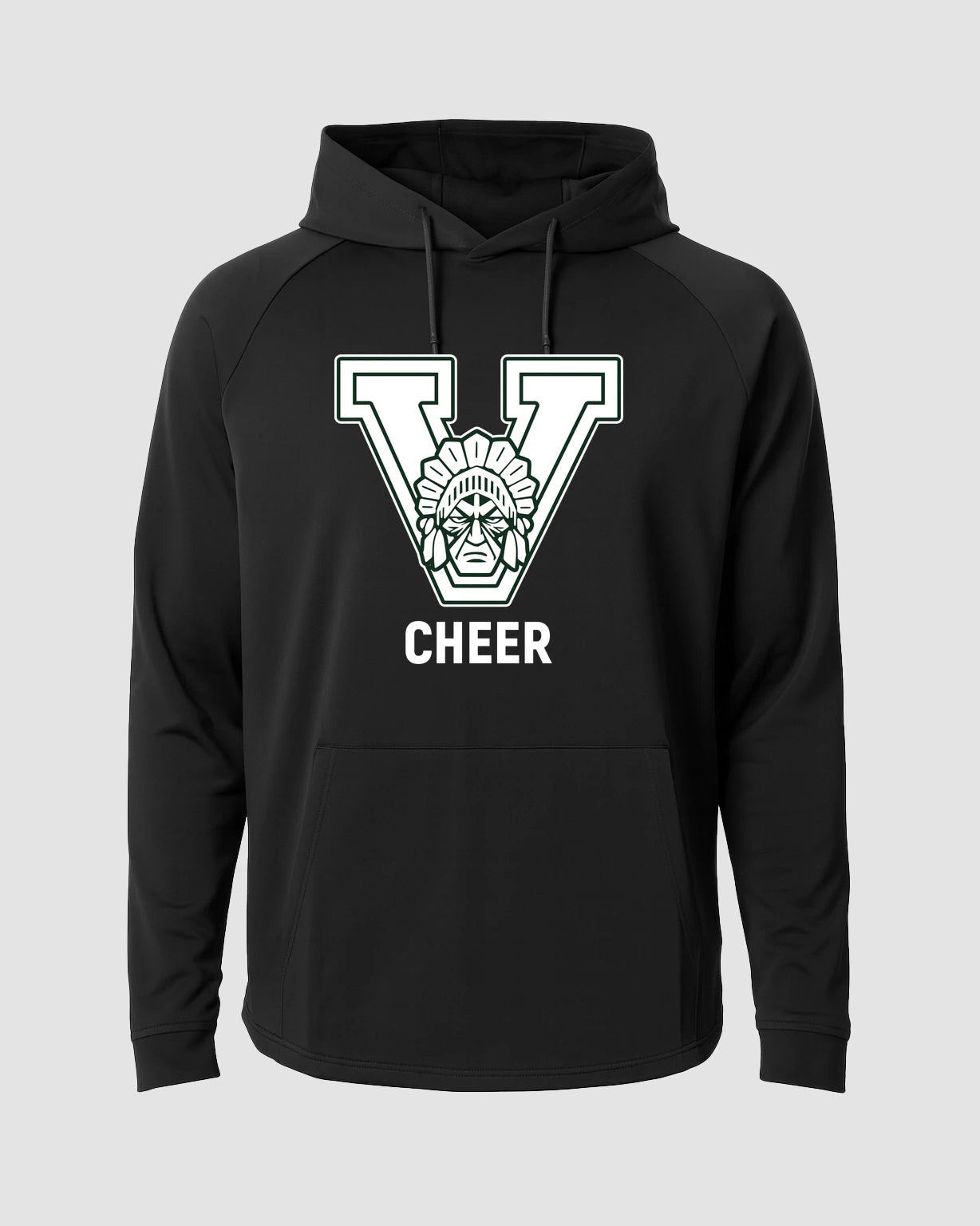 Xavier Football - Black Hoodie - Full Front