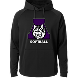 Albany Softball - Black Hoodie - Full Front