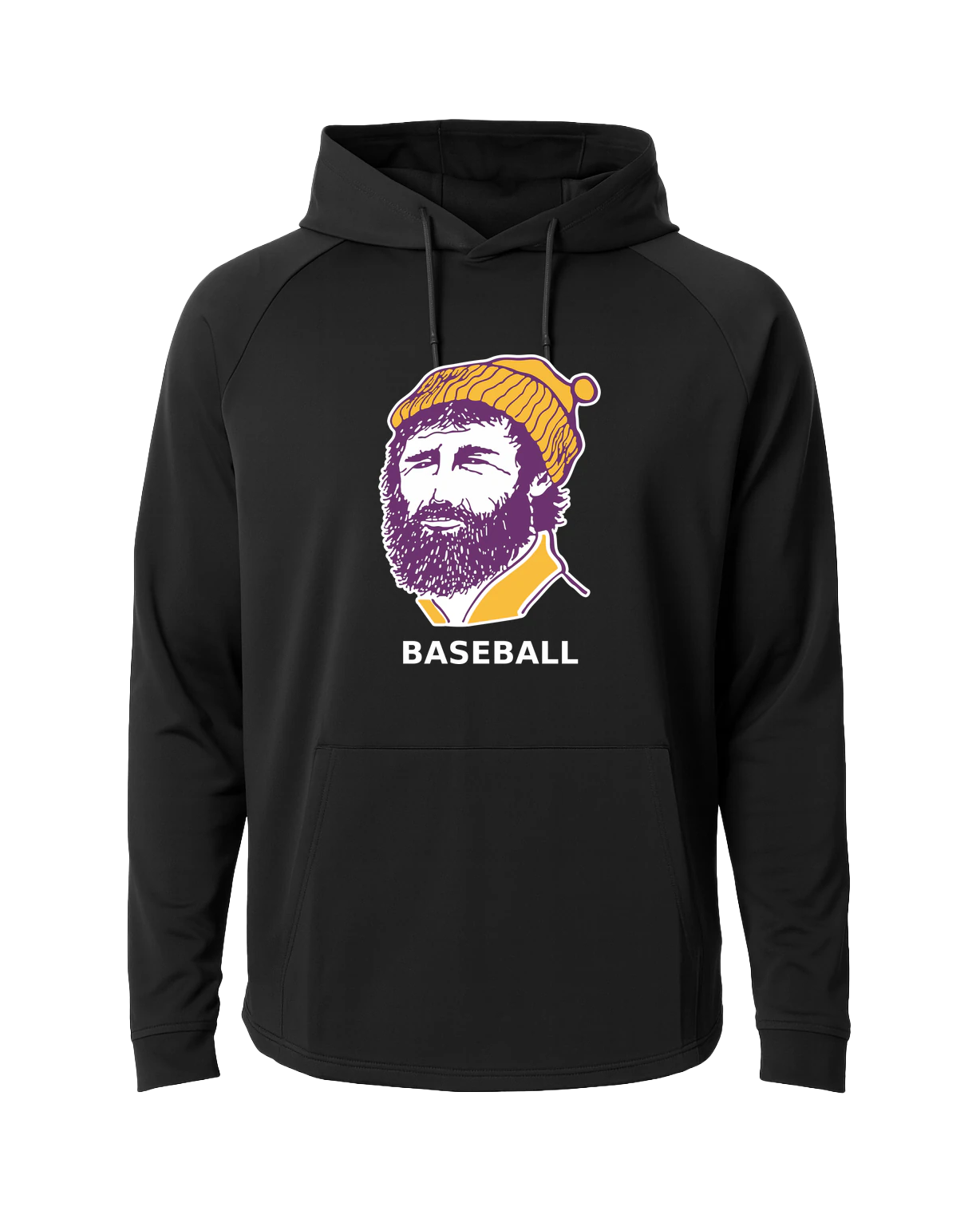 Cloquet Baseball - Black Hoodie - Full Front