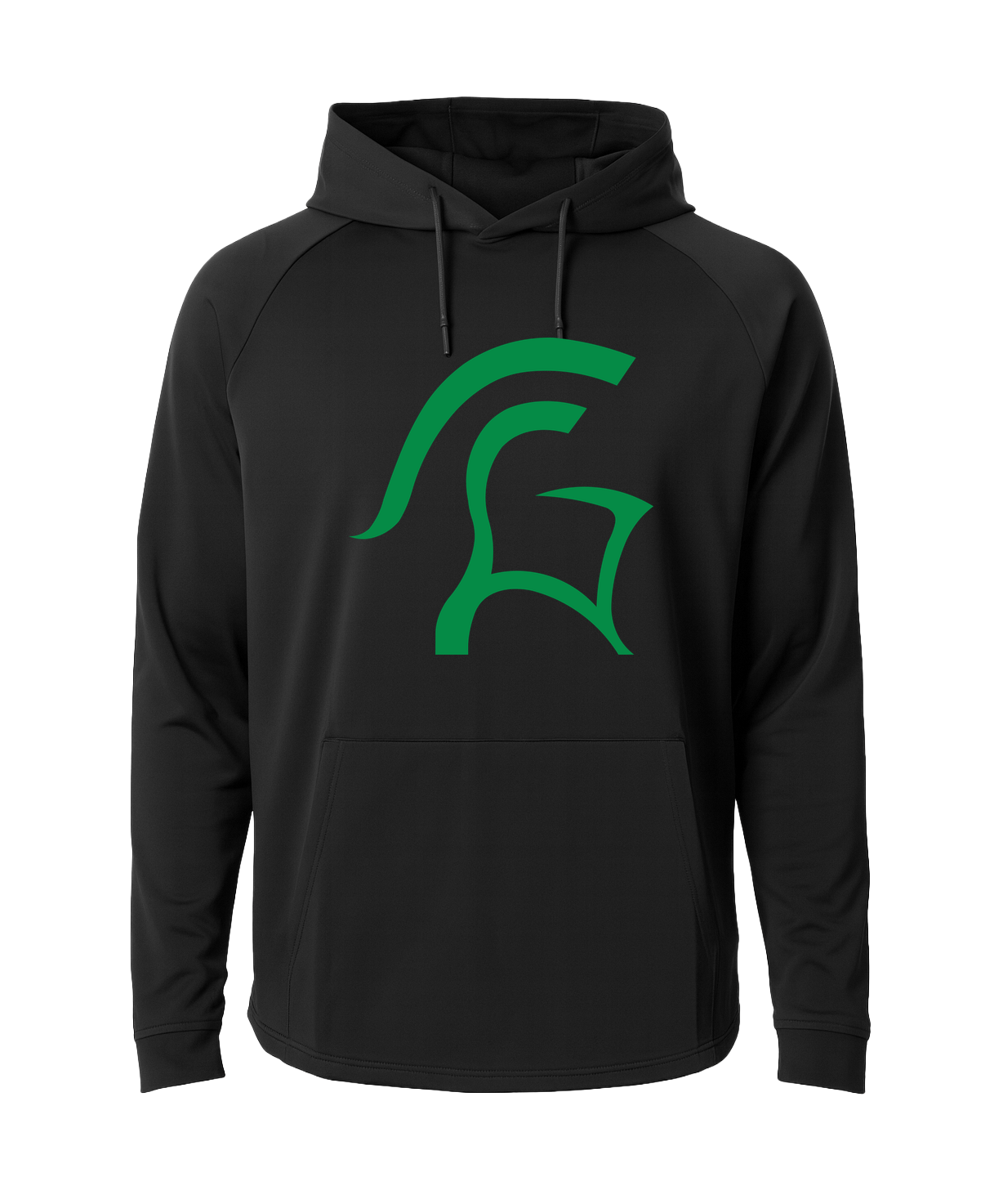 La Crescent Softball - Black Hoodie - Full Front